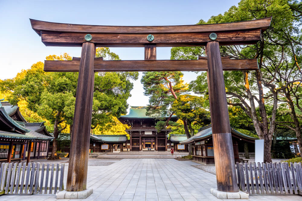 Meiji Shrine in Tokyo, Japan.
