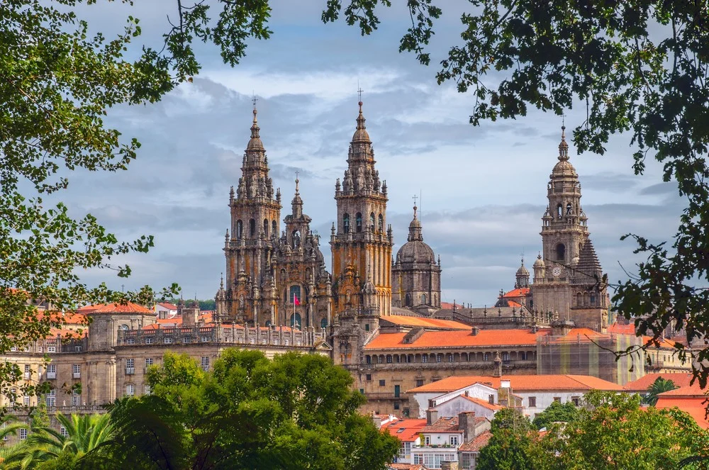 Great cathedral of Santiago de Compostela
