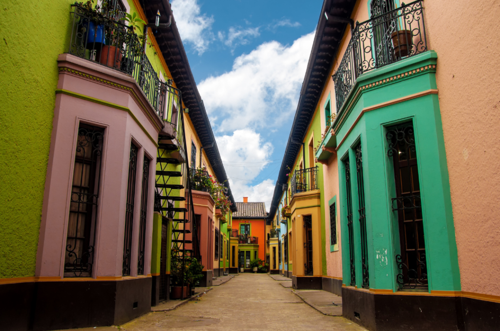 bogota street for digital nomads