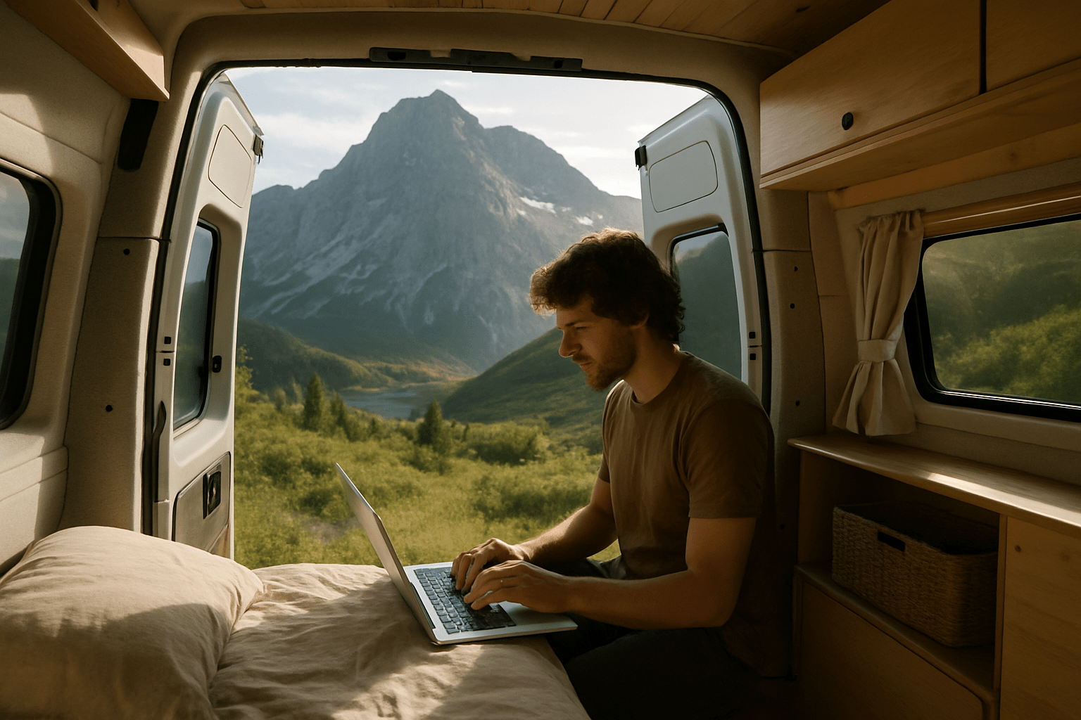 How to Work Remotely from a Van or Campervan: The Internet Setup Guide