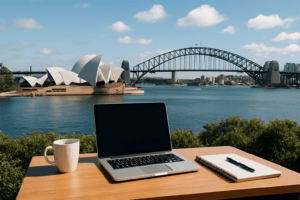 remote work in Australia internet